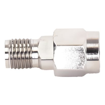 Adaptador en Línea de Conector SMA Macho Inverso a SMA Hembra, Níquel/ Oro/ Teflón