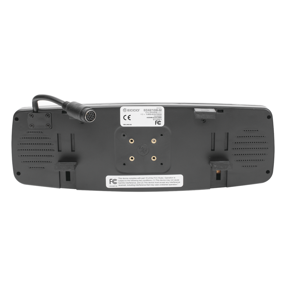 Camara de Reversa Alambrica y Monitor Tipo Retrovisor de 4.3 pulgadas, Incluye cámara para placa de 170°
