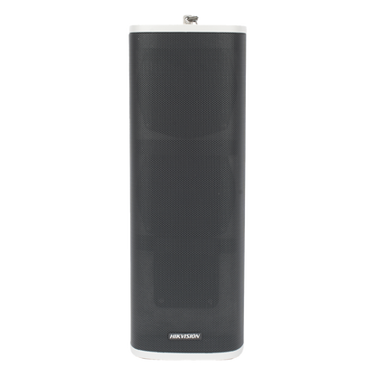Bocina (Altavoz IP) | Tipo Columna | 60 Watts | No requiere amplificador | Exterior IP66 | Entrada de alarma | Voceo en tiempo real | Calendarización
