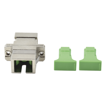 Módulo Acoplador de Fibra Óptica Simplex SC/APC a SC/APC Compatible con Fibra Monomodo