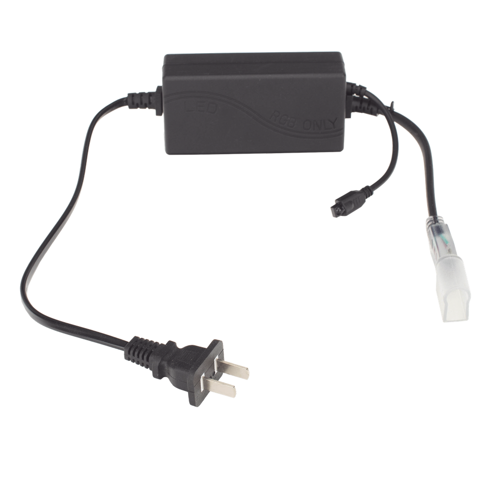 Adaptador de Corriente con Control de Funciones Remoto para Manguera Neón LED RGB JUML-5050-03.