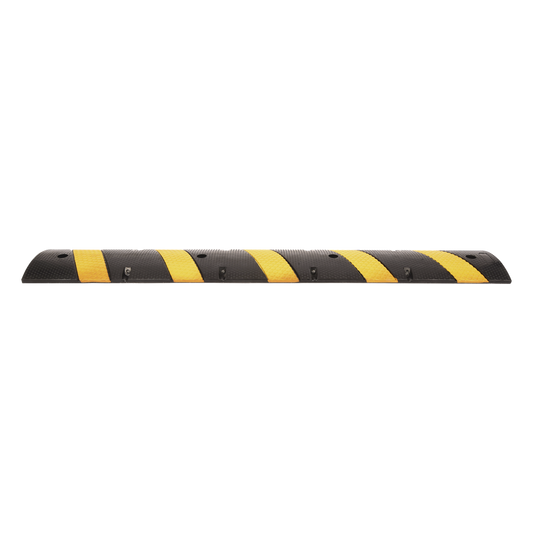 Reductor D / Velocidad / 183cm / 5 lineas amarillas / Hule Reciclado.