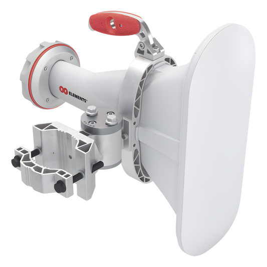 Antena asimétrica de 90° (90°H 25°V) 16 dBi tipo cuerno 5180-6000 MHz altamente eficiente, sin cables, sin pérdidas, sin lóbulos listas para