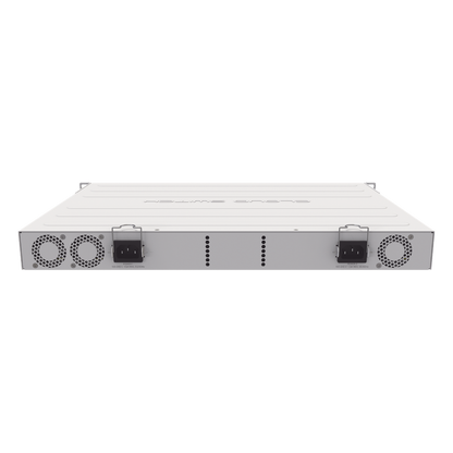 (CRS354-48G-4S+2Q+RM) Cloud Router Switch 48 puertos Gigabit Ethernet, 4 puertos SFP+ 10G, 2 puertos QSFP+ 40G, Montaje en Rack
