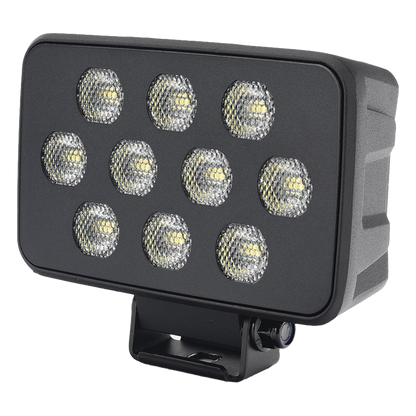 Luz de Trabajo Ultra brillante Cuadrada, 10 LED, 8937 Lúmenes, 12-24 Vcd