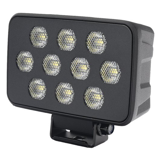 Luz de Trabajo Ultra brillante Cuadrada, 10 LED, 8937 Lúmenes, 12-24 Vcd