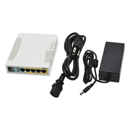 (RB260GSP) Switch Mikrotik 5 puertos PoE (Pasivo) (1in/4out) Gigabit Ethernet y 1 SFP