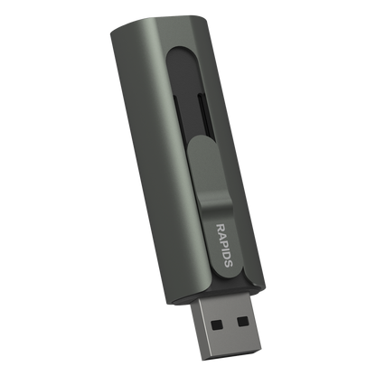 Memoria USB Dual impulsado por SSD Core / 256 GB / USB-C y USB-A / 1000 MB/s de Escritura