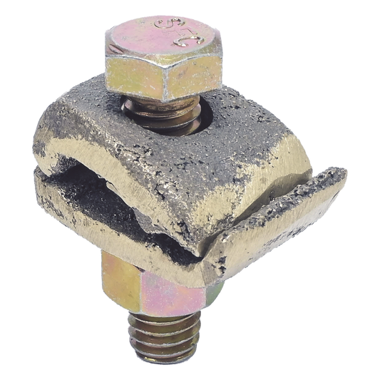 Conector Cable a Superficie Plana / Bronce 100% / Cable 4-2/0 AWG / Sin Soldadura Exotérmica / 2.5x3.5 cm (1x1.4 in)