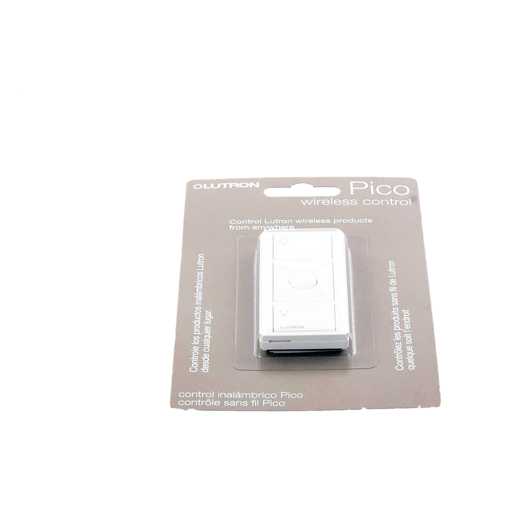 Control Pico inalámbrico de 3 botones con subir y bajar para iluminación, batería de 10 años, compatible con Caseta Wireless, RadioRA 2, Vive y