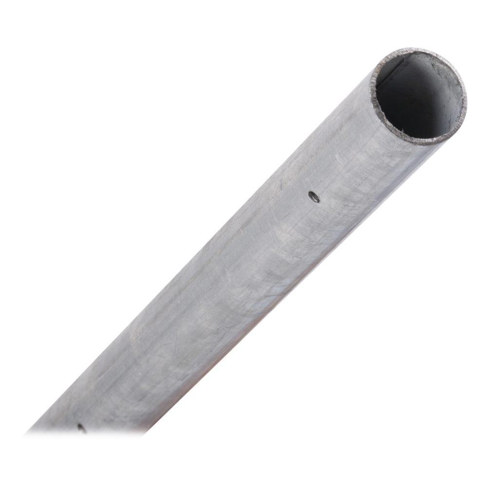 Poste de Esquina / Tubo Galvanizado G60 / 1.20 m (3.9 ft) / 5 Perforaciones / 1" Diámetro / Para Cerco Eléctrico