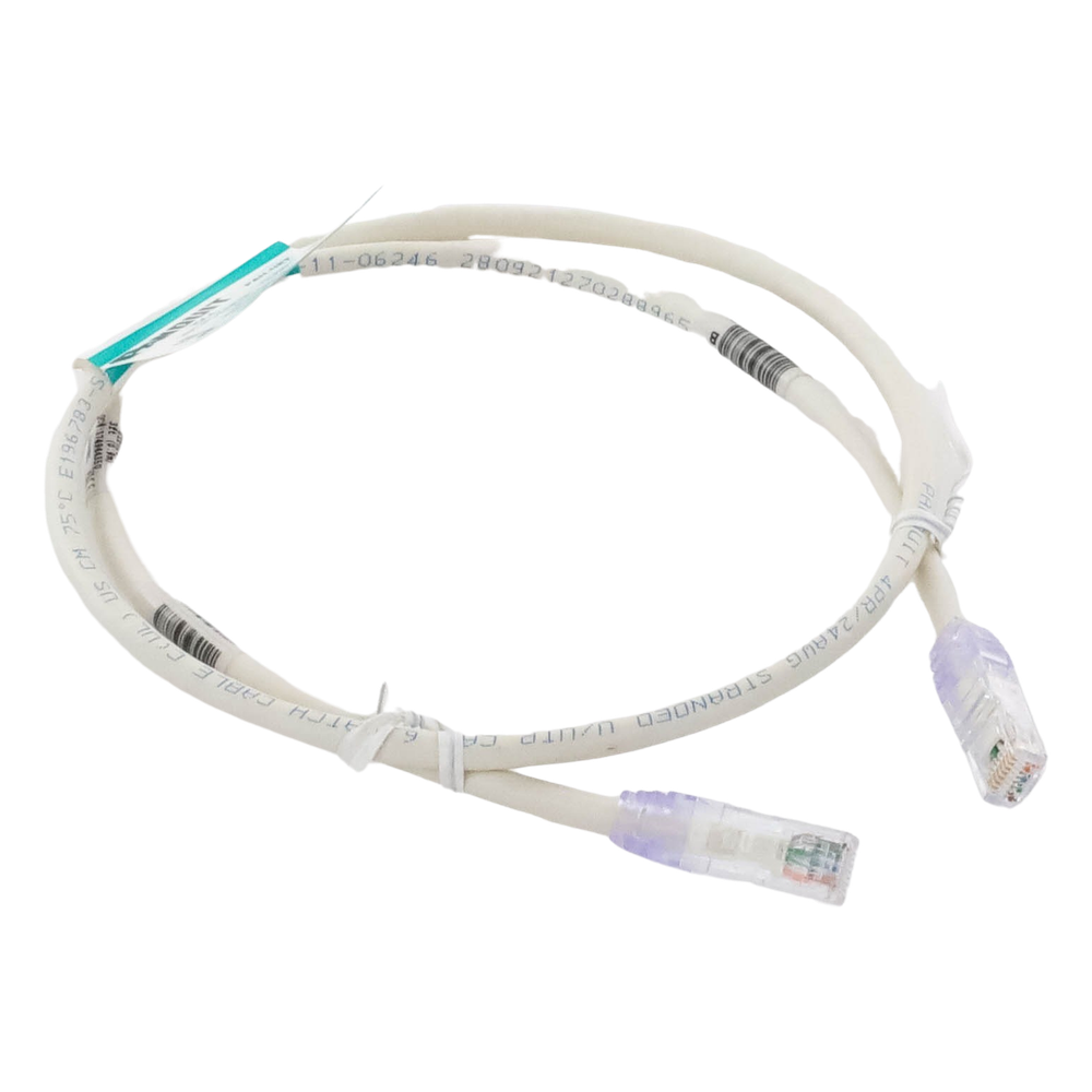 Cable de Parcheo TX6, UTP Cat6, 24 AWG, CM, Color Blanco Mate, 0.91 Metros (3 Pies)