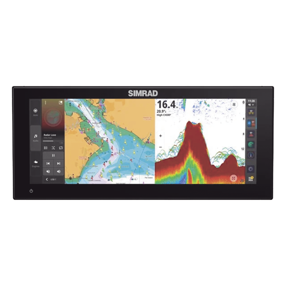 Pantalla Ultrawide NSX ULTRAWIDE de 12 pulgadas / Pantalla SolarMAX™ IPS HD / Integración con Mercury® y CZone® / Sonar Active Imaging™