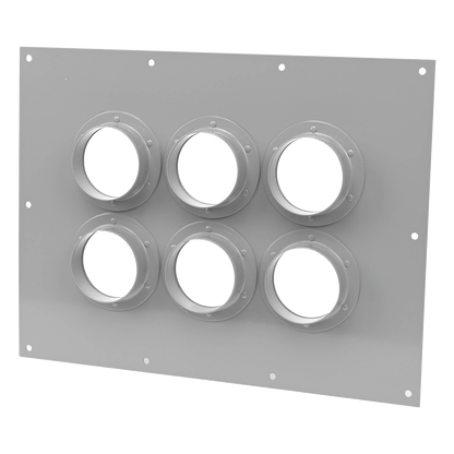Placa Pasamuro con Capacidad de 6 Botas de 4
