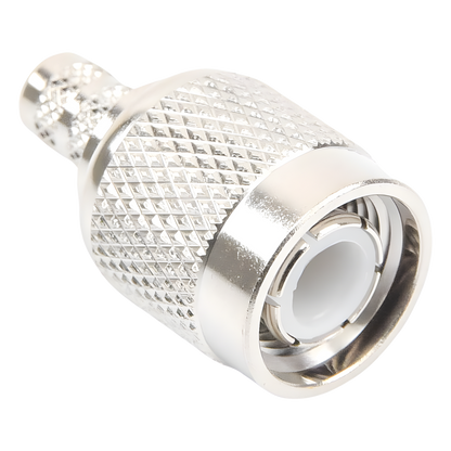 Conector TNC Macho de Anillo Plegable para Cables LMR-240, RG-8/X, 9258, Niquel/Oro/Delrin