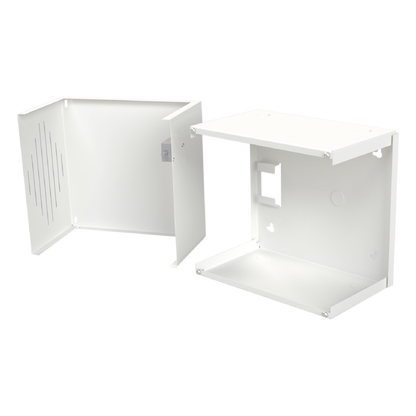 Gabinete para Resguardo de Sirena de 30 W (SF581A o SF581L No incluida), Preparación para Tamper (No incluido).