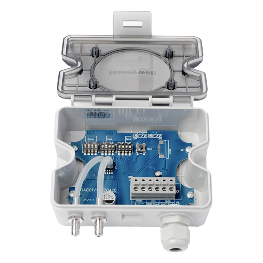 Transmisor de presión diferencial de aire con salida analógica 0-10V y 4-20mA para sistemas HVAC
