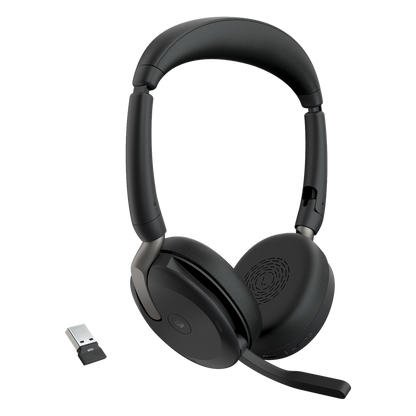 Diadema / Auricular Jabra Evolve2 65 Flex Stereo / Bluetooth 5.2 + USB-A / ANC Híbrido / Diseño Plegable (26699-999-999)