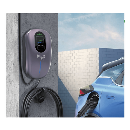 Estación de Carga para Vehículos Eléctricos / 40 A / 9.6 kW / Conector Tipo 1 (SAE J1772) / 110-240 V AC / Pantalla LCD 4.3 in (10.9 cm) / WiFi / APP