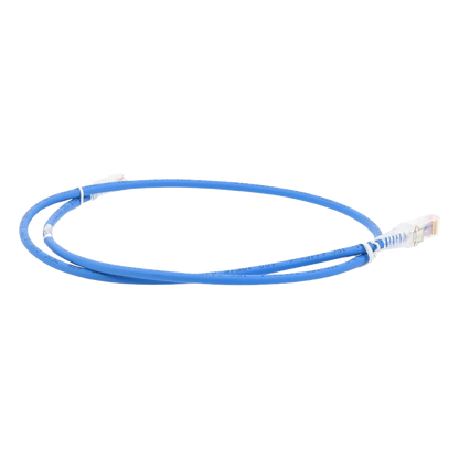Patch Cord MC5 Modular Cat5e UTP, CM/LS0H, 0.91 Metros (3 Pies), Color Azul, Versión Bulk (Sin Empaque Individual)