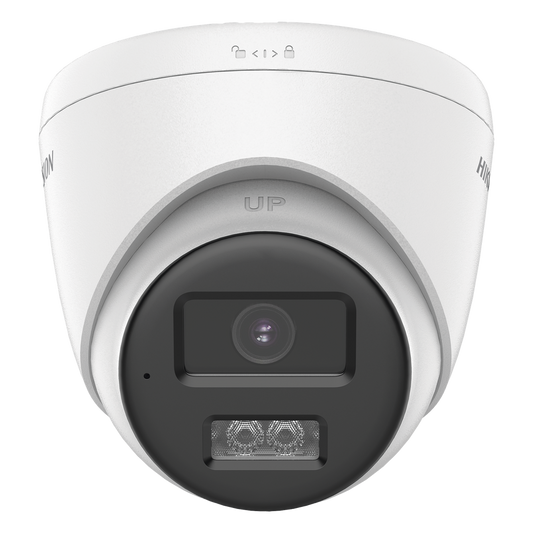 [Audio Bidireccional + Sirena & Estrobo + Dual Light + ColorVu] Turret TURBOHD 4K (8 Megapixel) / Lente 2.8 mm / 40 mts IR EXIR + 40 mts Luz Blanca