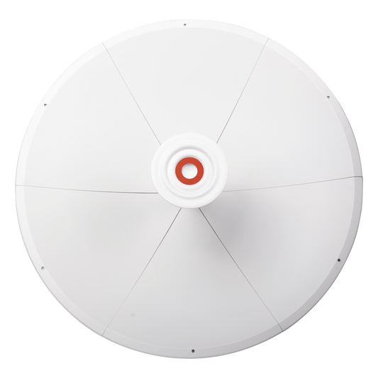 Antena direccional para C5x, B5X, Doble polaridad 45 ° y 90 °, 4.9 - 6.5 GHz, 2 ft, Ganancia de 30 dBi, Montaje incluido