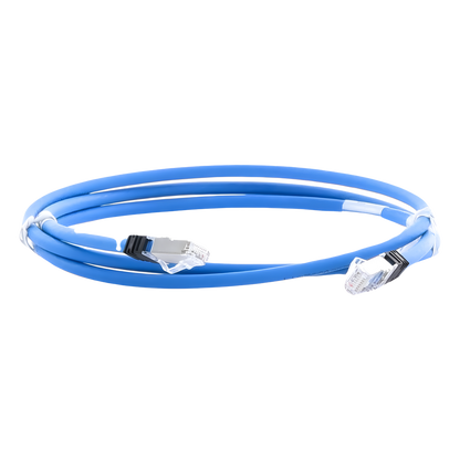 Patch Cord Cat6A, Blindado S/FTP, CM/LS0H, 1.52 Metros (5 Pies), Color Azul