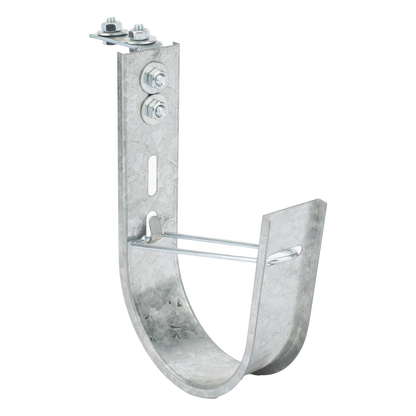 Soporte (Gancho) tipo J-Hook, hasta 115 cables Cat6, ideal para soportar cableado en los espacios de manipulación al aire, Para instalación en