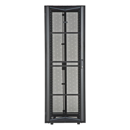 Gabinete FlexFusion para Centros de Datos, 42 UR, 800 mm de Ancho, 1200 mm de Profundidad, Fabricado en Acero, Color Negro