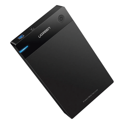 Carcasa de Disco Duro para 3.5" y 2.5" (Enclosure) | Con Cable USB 3.0 | Para HDD 3.5" / SSD 2.5" | SATA I/II/III | UASP | Hasta 16 TB | Compatible