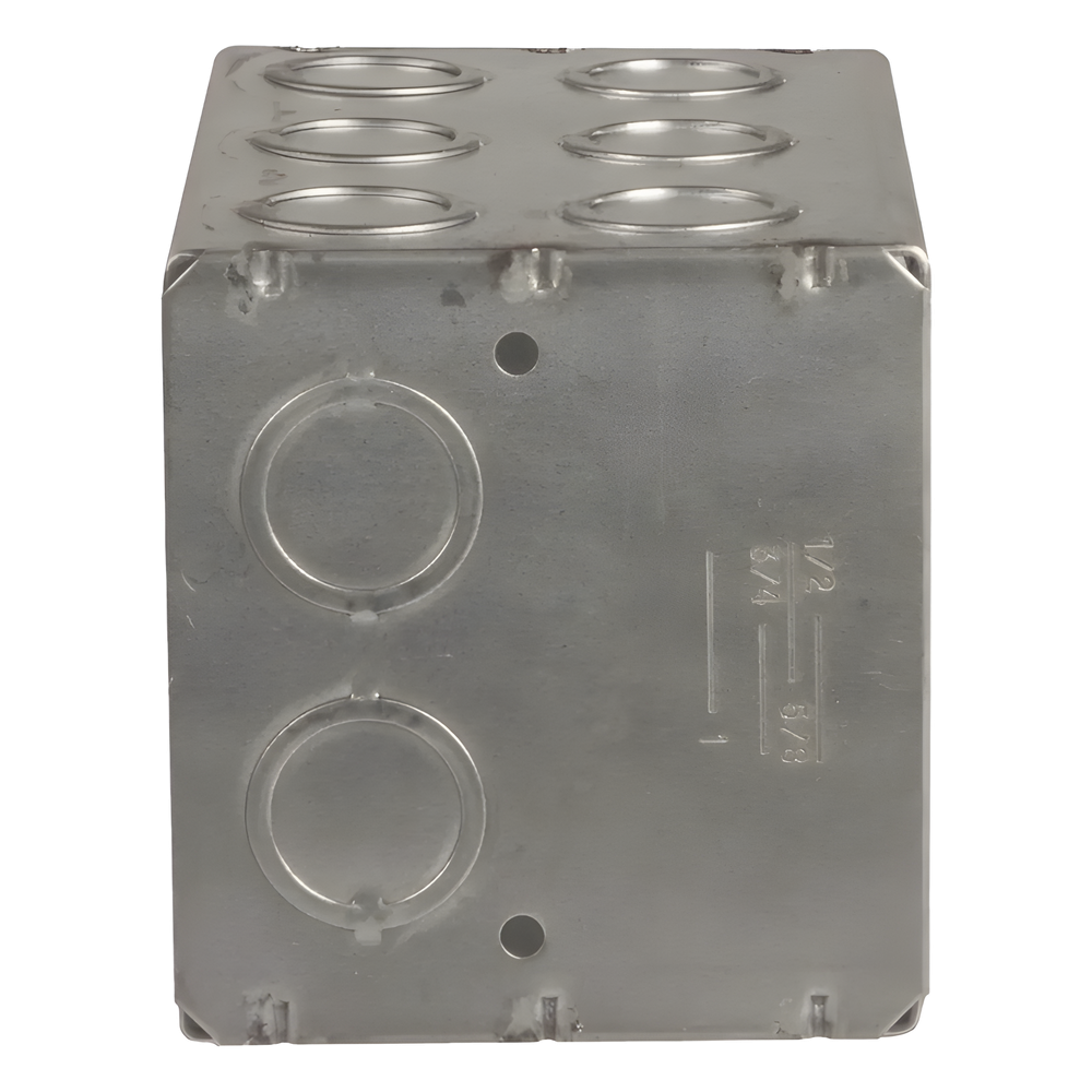 Caja Multigang de 3 Gangs/ Profundidad de 3-1/2 Pulgadas (8.89 cm)/ 19 Entradas de 1/2 - 3/4 Pulgadas (1.27 - 1.91 cm)