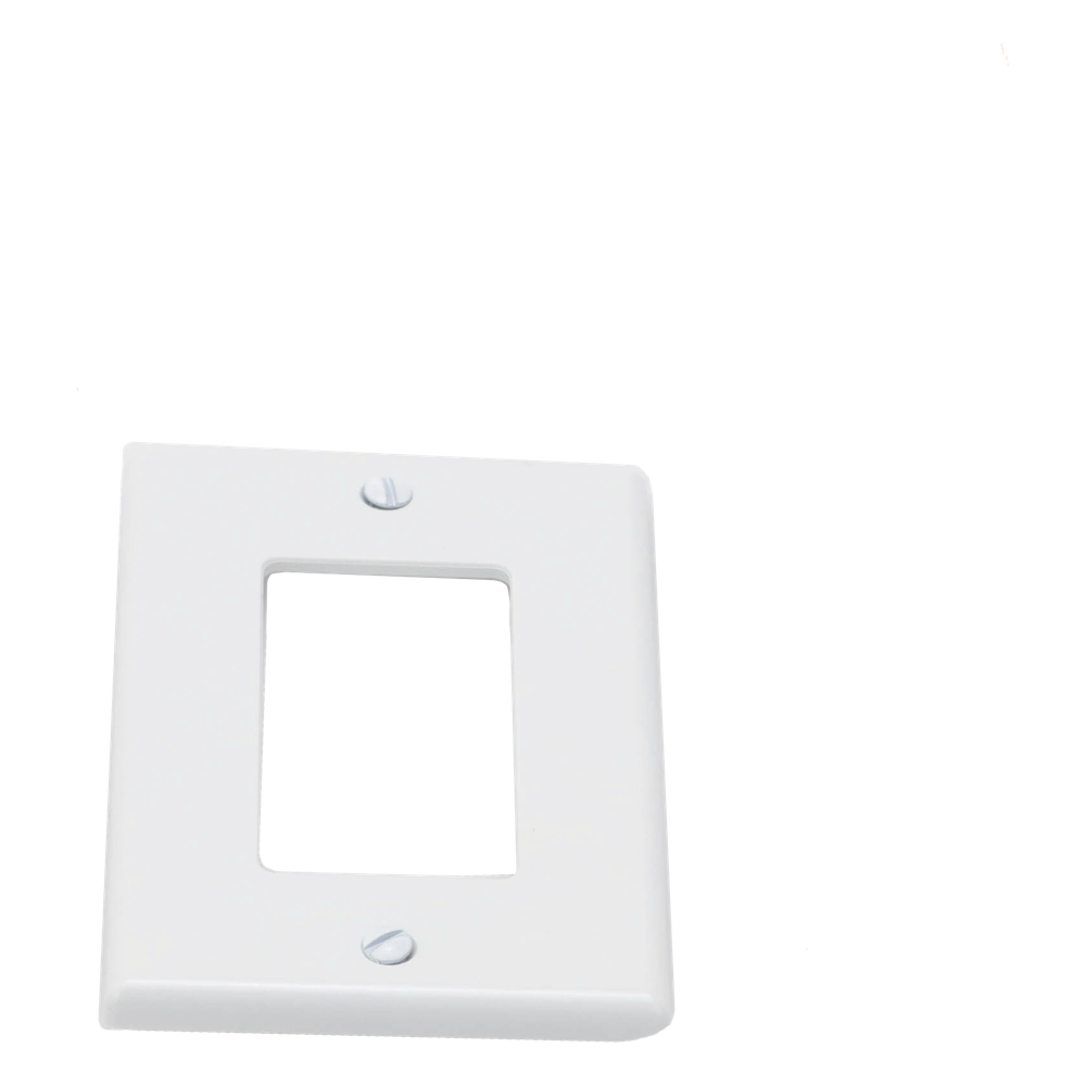 Tapa para Contacto Rectangular Color Blanco.