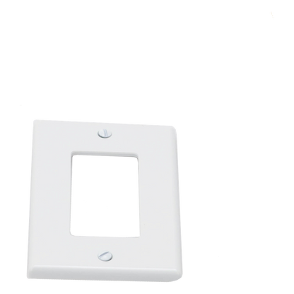 Tapa para Contacto Rectangular Color Blanco.