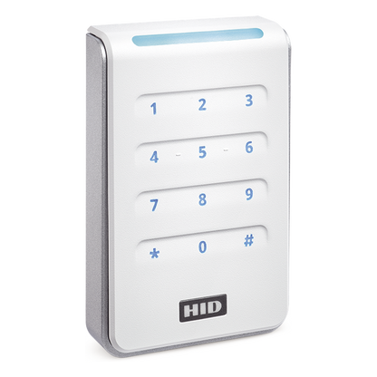 Lector R40 con TECLADO SIGNO WHITE Estandar Multitecnologia/ 40KNWS-00-000000/ Garantia de Por Vida/ Pigtail/Wiegand & OSDP