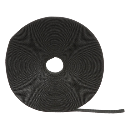 Rollo de Cinta de Contacto, de 75 Pies (22.9m) de Largo, 19.1 mm de Ancho, Color Negro