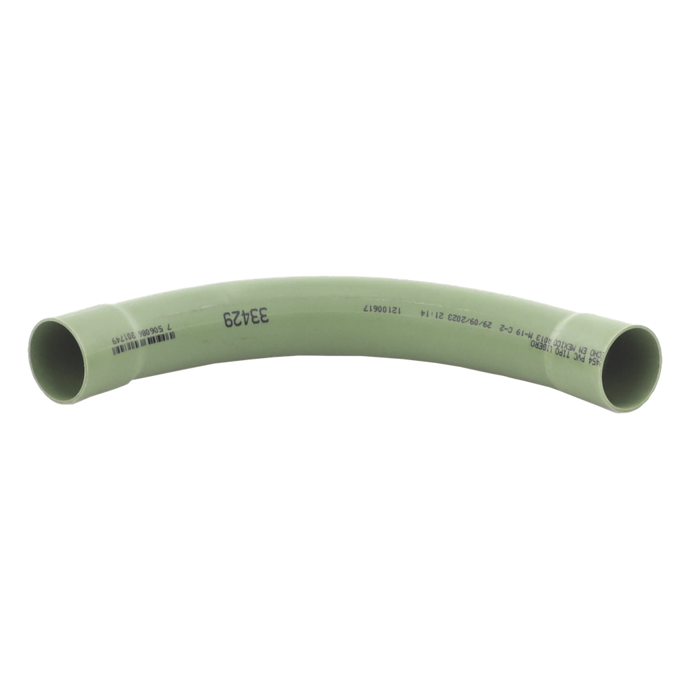 Curva de 90 para Tubo PVC Conduit Ligero de 1" (25 mm).