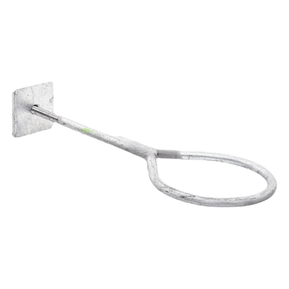 Ancla con Aro, largo: 40 cm. de 1/2" de espesor para Losa o Pared. Galvanizado por Inmersión.