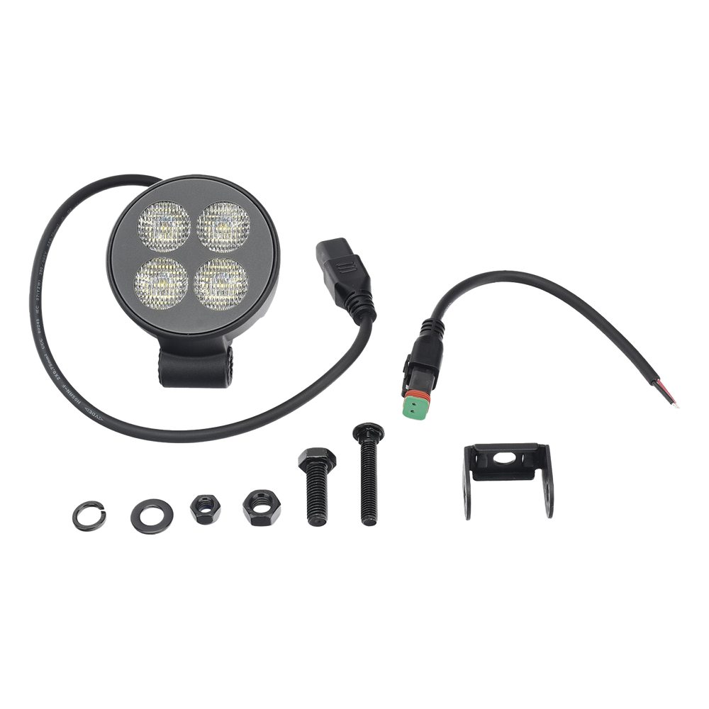 Luz de Trabajo de 4 LED, 2556 Lumenes, 12-24 VCD