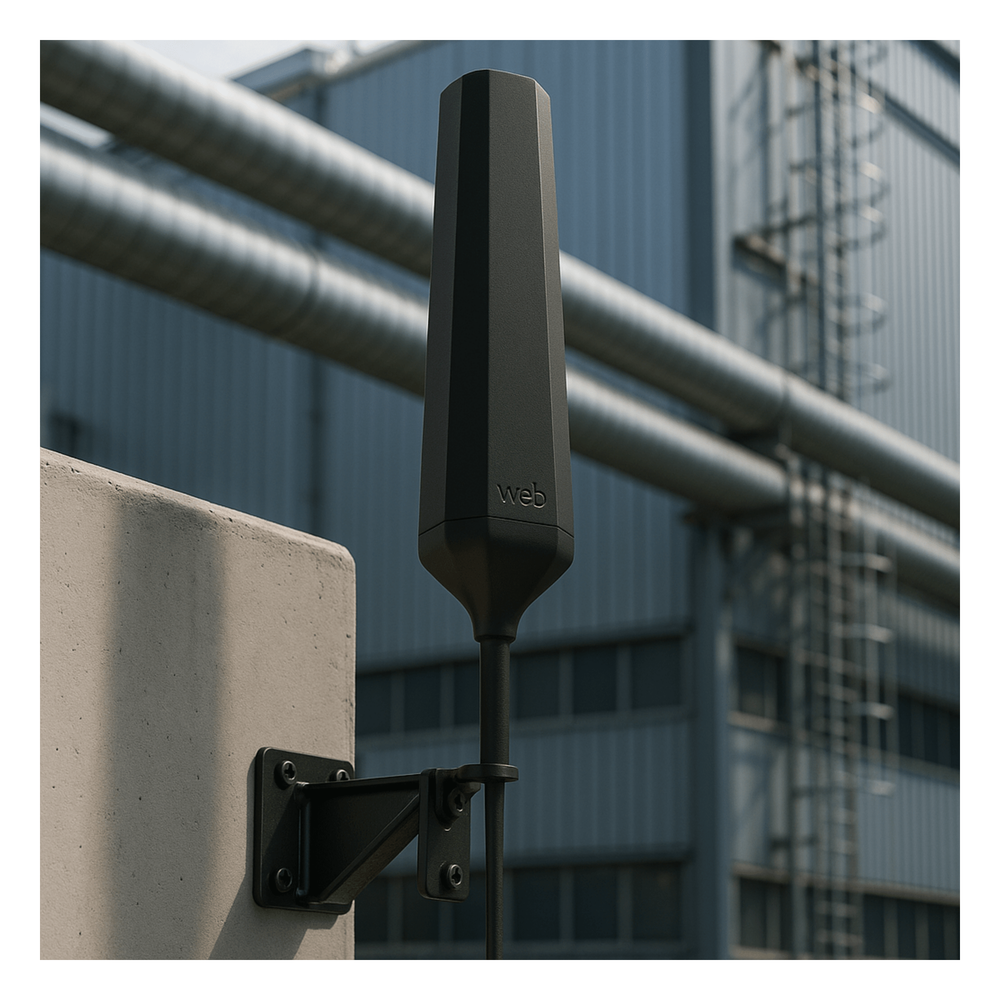 Antena Hexagonal Exterior HEX 360 / 617-894 MHz 6.0 dBi / 1000-1710 MHz 7.5 dBi / 1710-2200 MHz 7.0 dBi / Omnidireccional / Compatible Todas