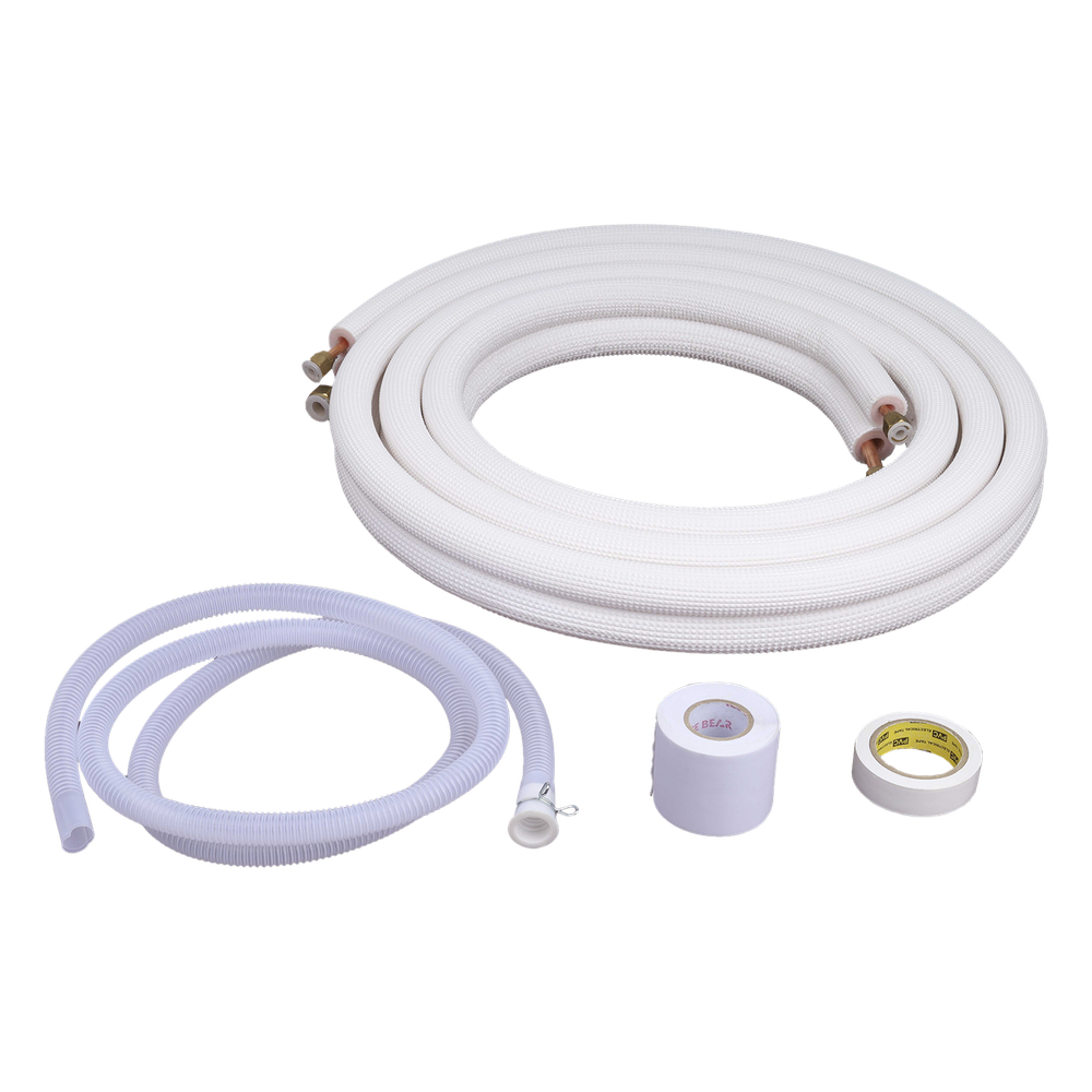 Kit de tubería / 1 / 4" y 3 / 8 " / Capacidad para minisplit AUFIT / 1 Tonelada / Cinta aislante / Accesorios / Longitud de 4 metros