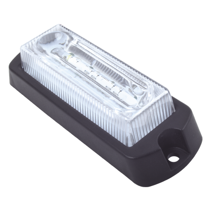 Luz Auxiliar Ultra Brillante de 8 LED's en color Rojo/Claro con mica transparente