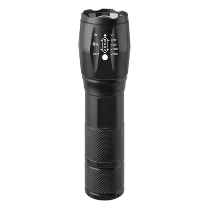 Linterna LED de Aluminio, 600 Lúmenes, IPX4, Resistente al Agua