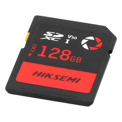 Memoria SD / 128 GB / 180 MB/s Lectura / 150 MB/s Escritura / V30 U3 / Para Drones y Cámaras de Acción / HIKSEMI CAPTURE E30