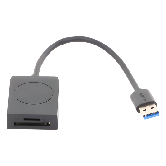 Lector de tarjetas USB-A 3.0 a MicroSD (TF) / SD | 5Gbps | Soporta hasta 2TB | Soporta Windows/Mac OS/Linux/Android | Lectura de Tarjetas Simultánea