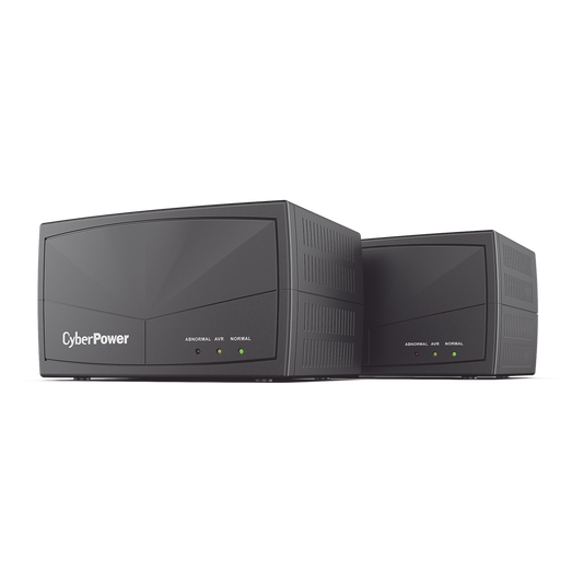 Regulador De Voltaje de 1500VA/750W, Entrada NEMA 5-15P, Con 8 Salidas NEMA 5-15R y Supresión de Picos a 245 Joules