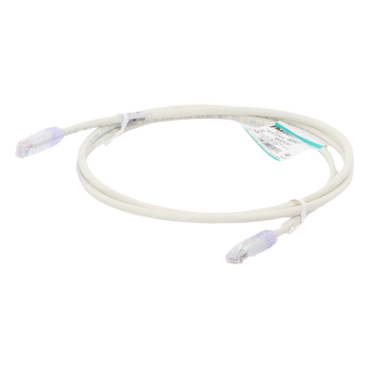 Cable de Parcheo UTP Categoría 6, con Plug Modular en Cada Extremo - 1.5 Metros (4.92 Pies) - Blanco Mate