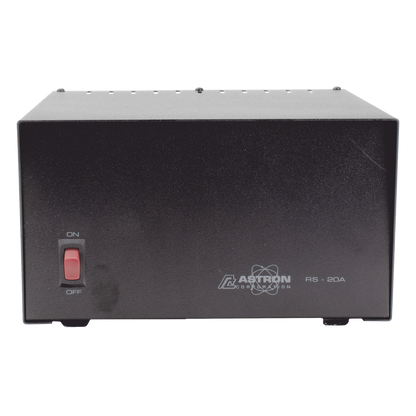 Fuente de Poder Lineal / 13.8 Vcc 20 A / Regulación Electrónica / Protección Sobrecarga / Disipador Térmico / Radios 50W