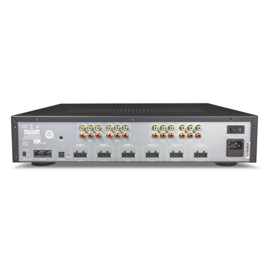 VSSL 6 zonas, 12x50W, con Chromecast incorporado, Airplay, Spotify Conn en cada zona - funciona con GoogleAsst