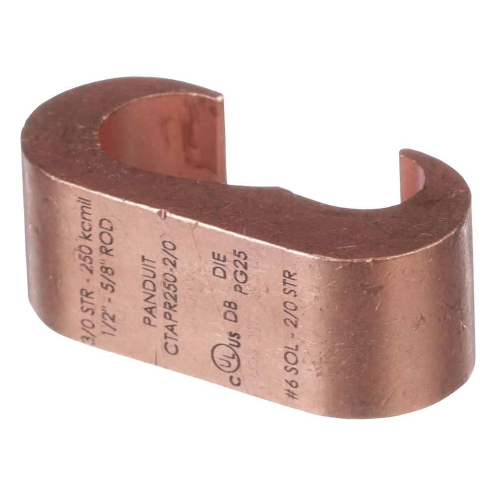 Conector de Conexión Tierra tipo "E" para Conductor de Cobre 3/0 Awg - 250Kcmil, 1 Pieza