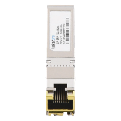 Transceptor Óptico SFP+ a RJ45 /10 Gbps / Conector RJ45 / 10GBASE-T / Distancia de hasta 30 m.